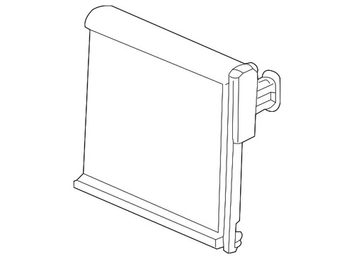 Genuine honda evaporator core - genuine,